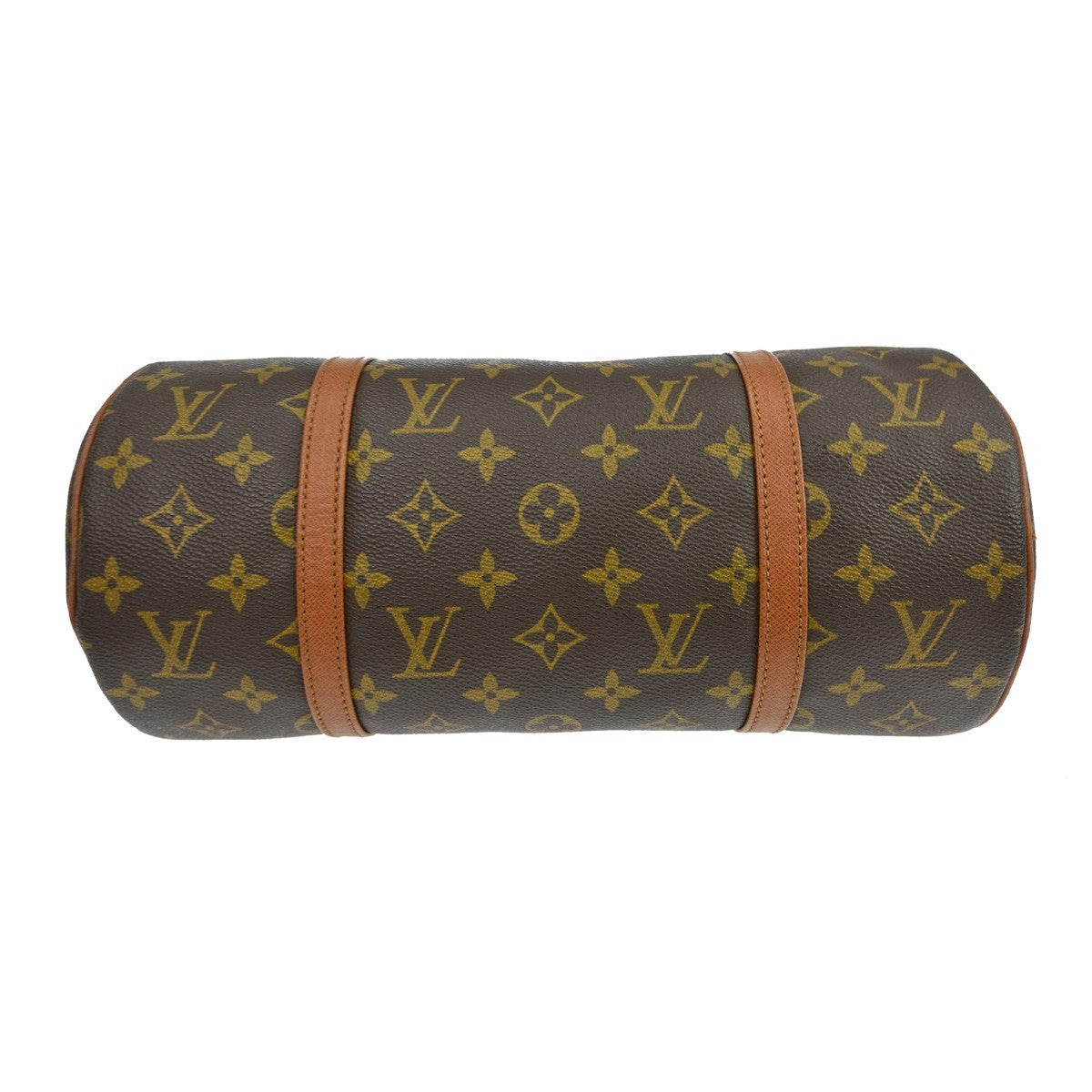 Louis Vuitton Papillon Handbag Monogram Canvas Brown Canvas Handbag (Pre-Owned)
