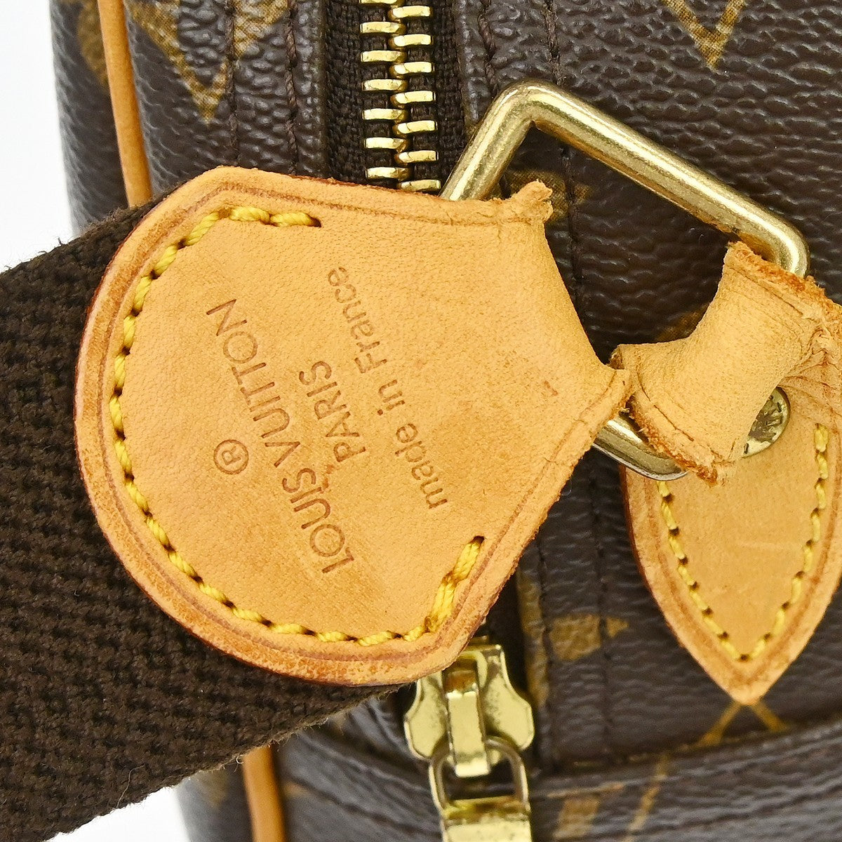Louis Vuitton Reporter Bag Monogram Canvas Brown Canvas Shoulder Bag Bag (Pre-Owned)