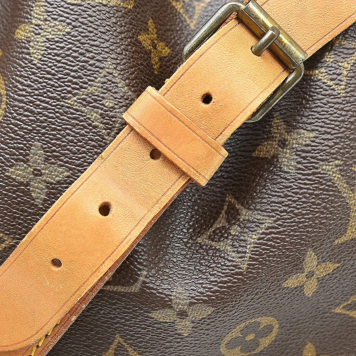 Louis Vuitton Petit Noe Handbag Monogram Canvas Brown Canvas Shoulder Bag Bag (Pre-Owned)