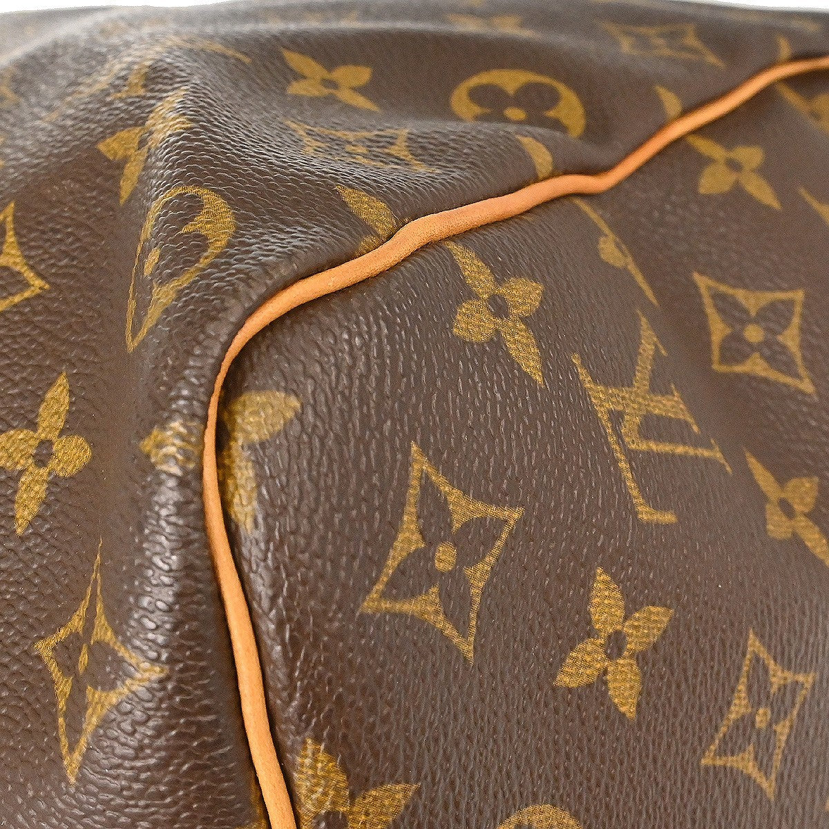 Louis Vuitton Keepall Bag Monogram Canvas Brown Canvas Travel Bag Bag (Pre-Owned)