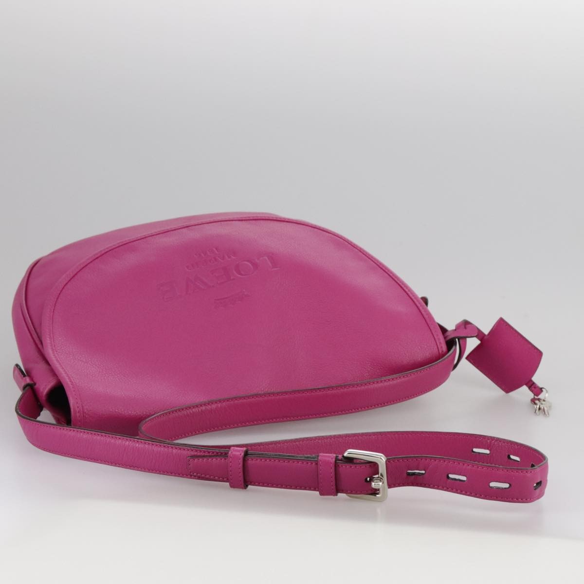 Loewe Heritage Messenger Leather Pink Leather Shoulder Bag Bag (Pre-Owned)