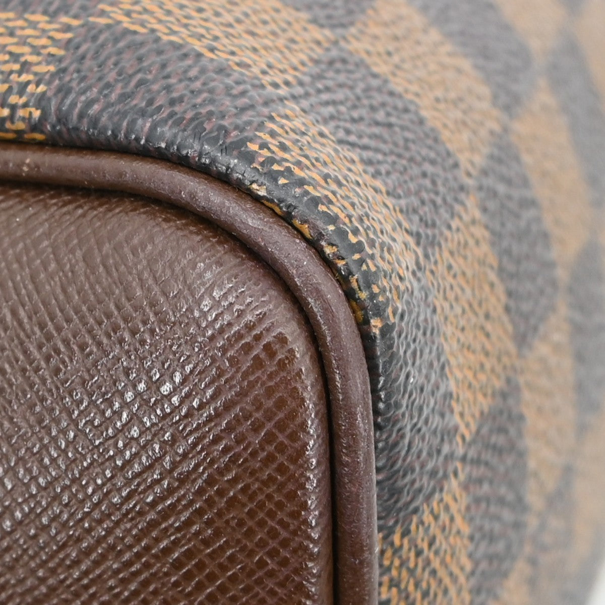 Louis Vuitton Brera Handbag Damier Brown Canvas Handbag (Pre-Owned)