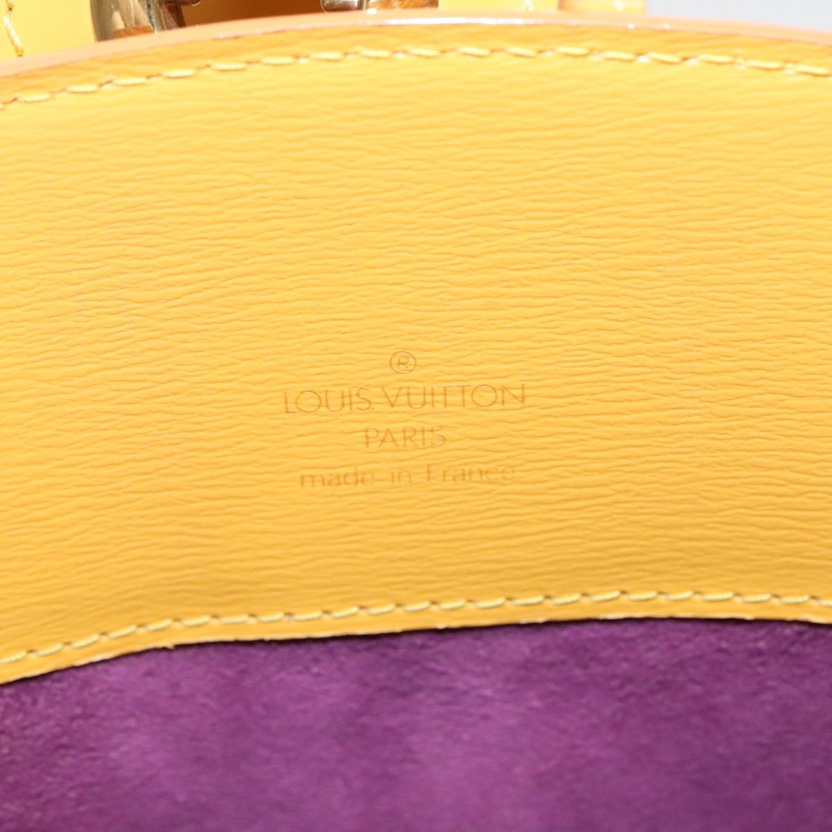 Louis Vuitton Cluny Shoulder Bag Epi Leather Yellow Leather Shoulder Bag Bag (Pre-Owned)