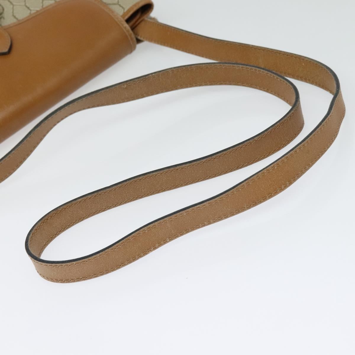 Christian Dior Vintage Honeycomb Shoulder Bag Canvas And Leather Beige Canvas Bag (Pre-Owned)