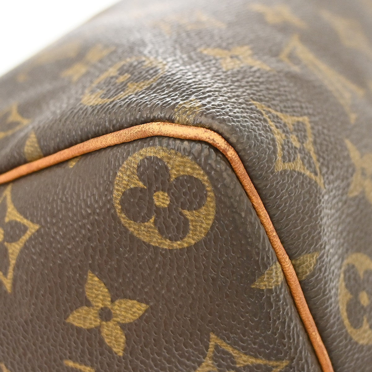 Louis Vuitton Speedy Handbag Monogram Canvas Brown Canvas Handbag (Pre-Owned)