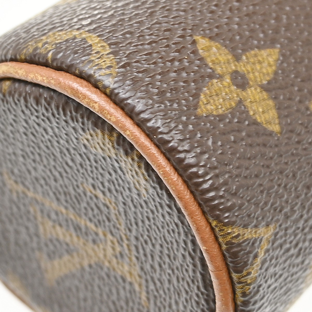 Louis Vuitton Papillon Pochette Monogram Canvas Brown Canvas Handbag (Pre-Owned)