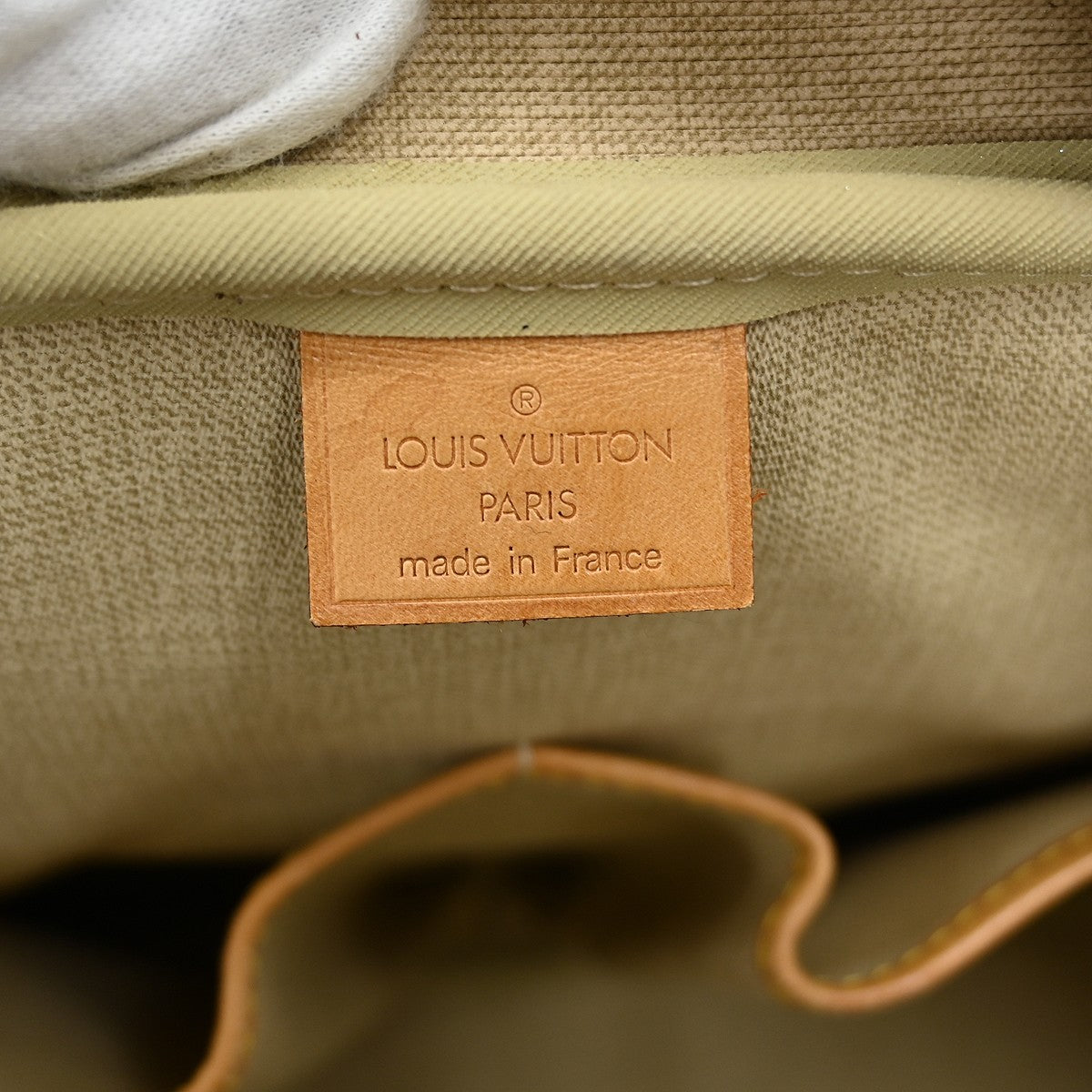 Louis Vuitton Deauville Handbag Monogram Canvas Brown Canvas Handbag (Pre-Owned)