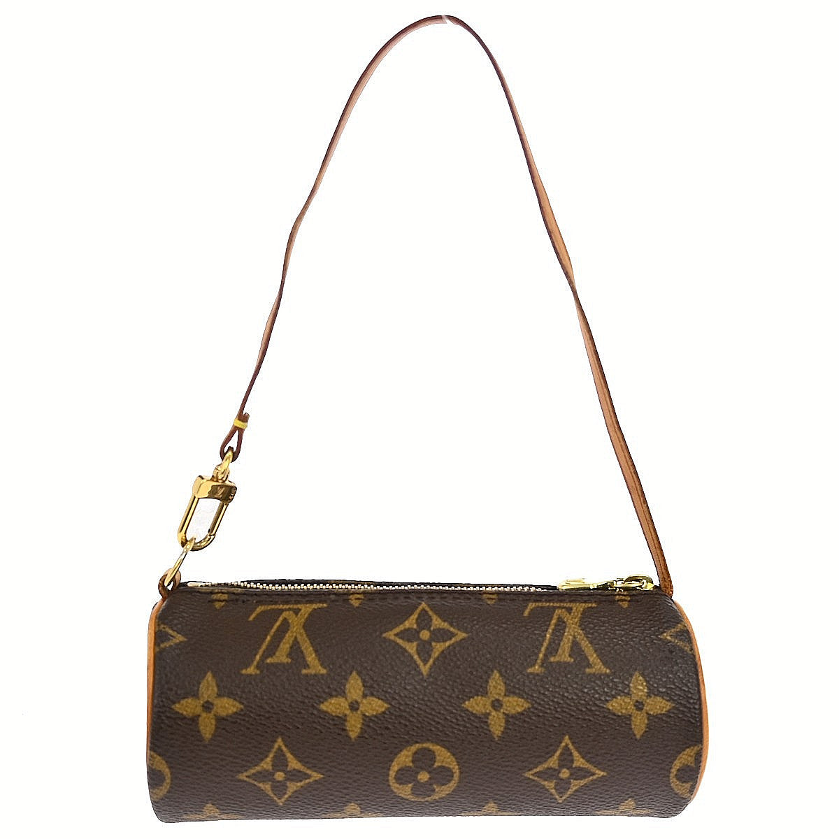 Louis Vuitton Papillon Pochette Monogram Canvas Brown Canvas Clutche & Pouche Bag (Pre-Owned)