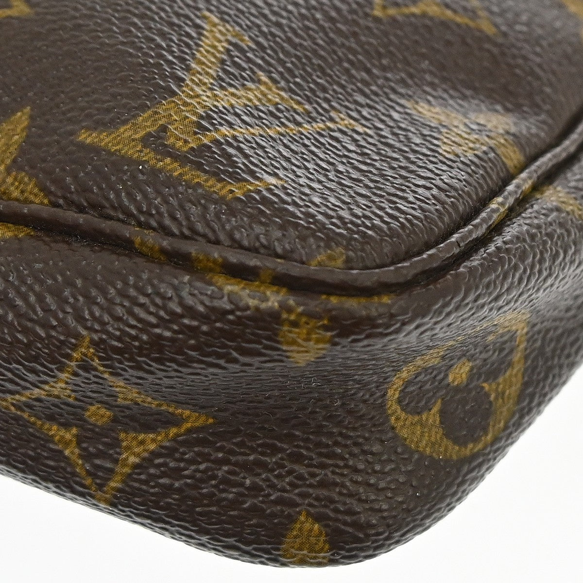 Louis Vuitton Pochette Accessoires Nm Monogram Canvas Brown Canvas Clutche & Pouche Bag (Pre-Owned)