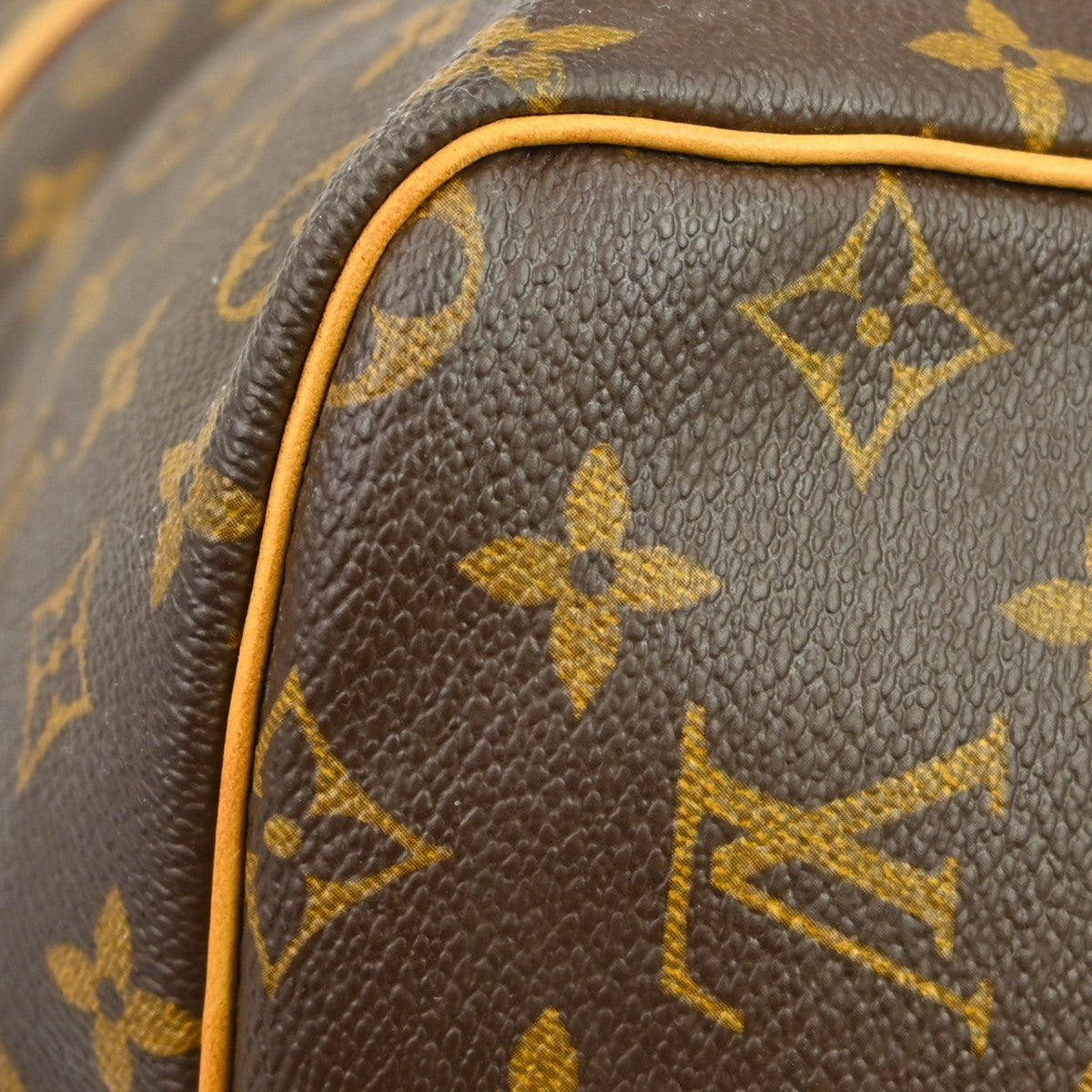 Louis Vuitton Keepall Bandouliere Bag Monogram Canvas Brown Canvas Travel Bag Bag (Pre-Owned)