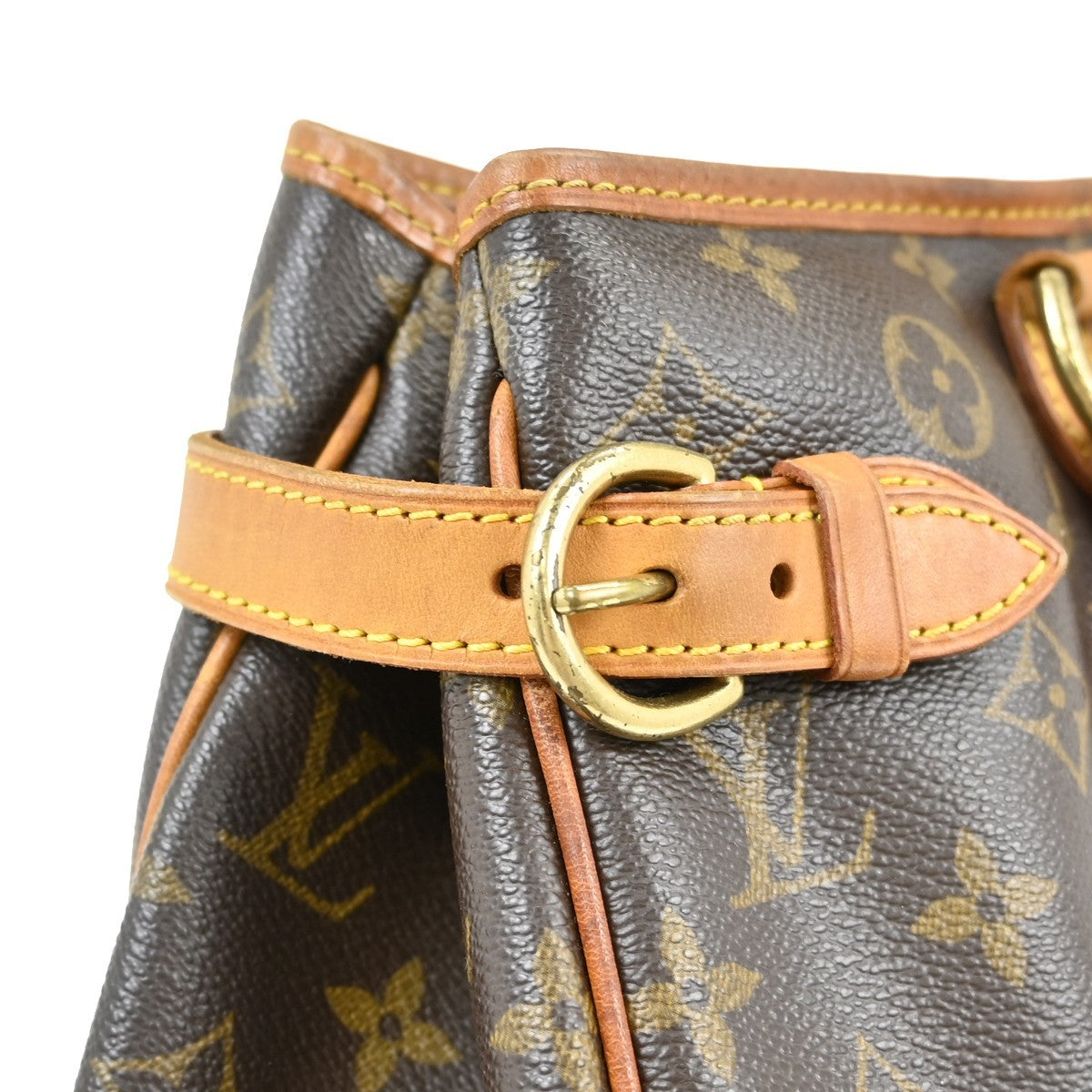 Louis Vuitton Batignolles Handbag Monogram Canvas Brown Canvas Shoulder Bag Bag (Pre-Owned)