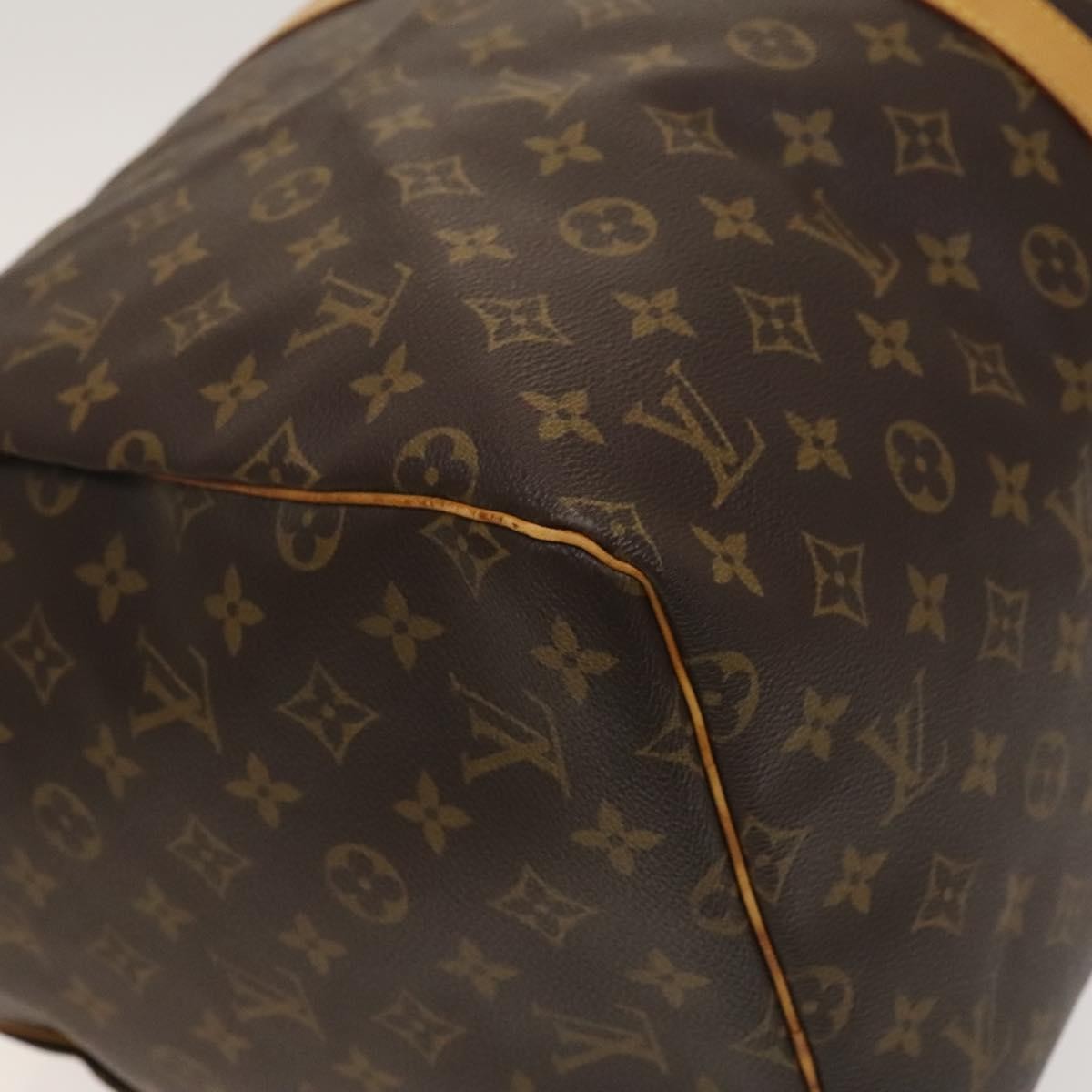 Louis Vuitton Keepall Bag Monogram Canvas Brown Canvas Travel Bag Bag (Pre-Owned)