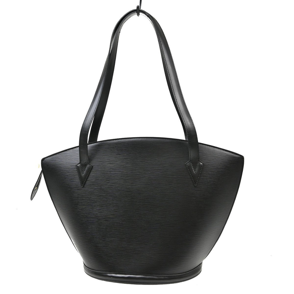 Louis Vuitton Saint Jacques Handbag Epi Leather Black Leather Tote Bag Bag (Pre-Owned)