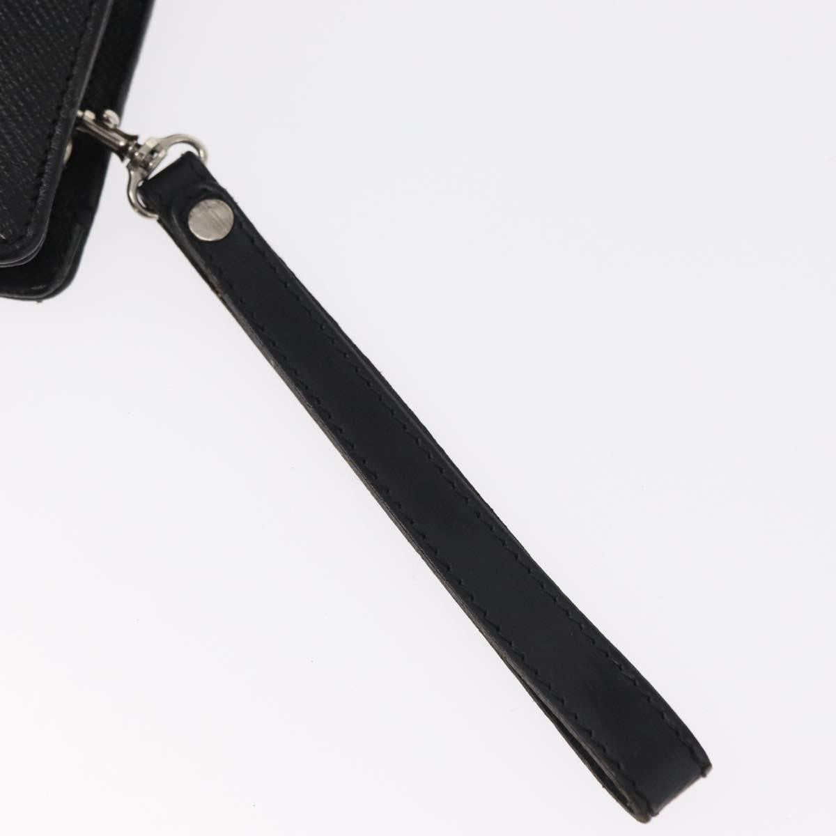 Valentino Garavani Pochette Leather Black Leather Clutche & Pouche Bag (Pre-Owned)