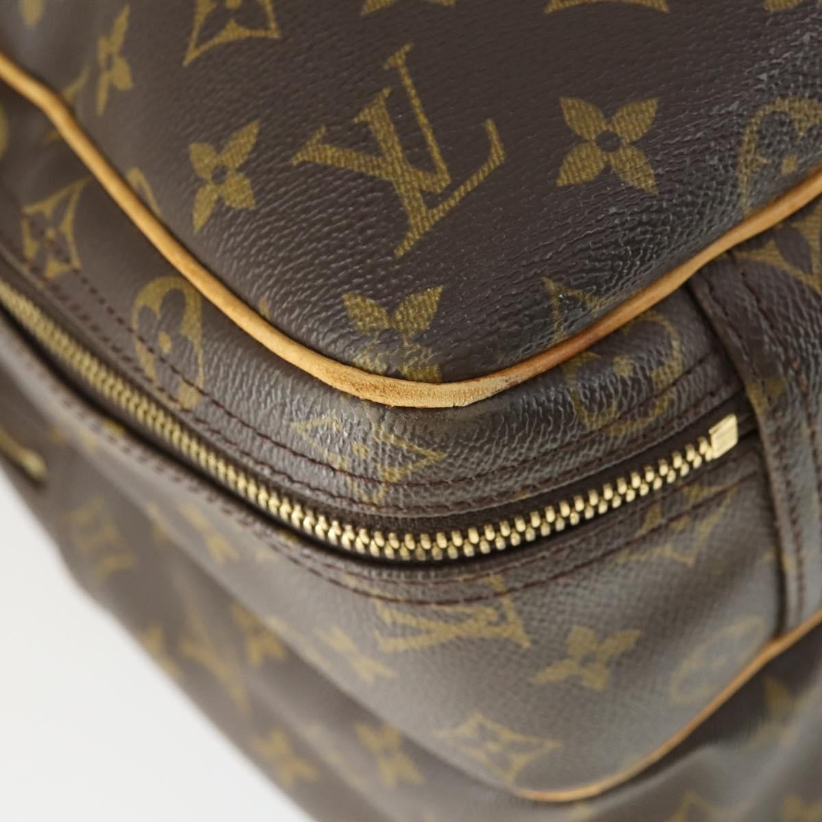 Louis Vuitton Alize Bag Monogram Canvas Brown Canvas Travel Bag Bag (Pre-Owned)
