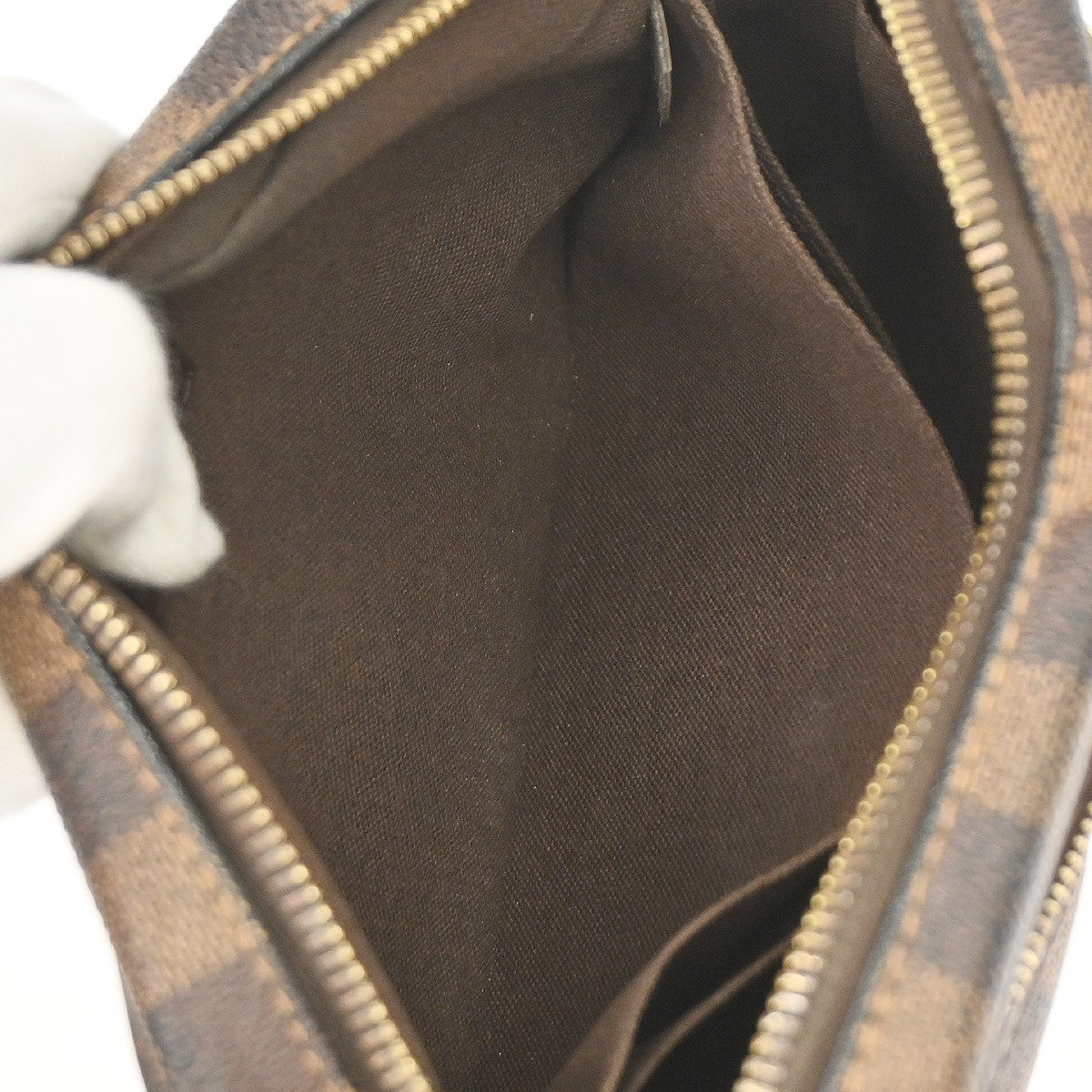Louis Vuitton Pochette Macao Damier Brown Canvas Clutche & Pouche Bag (Pre-Owned)