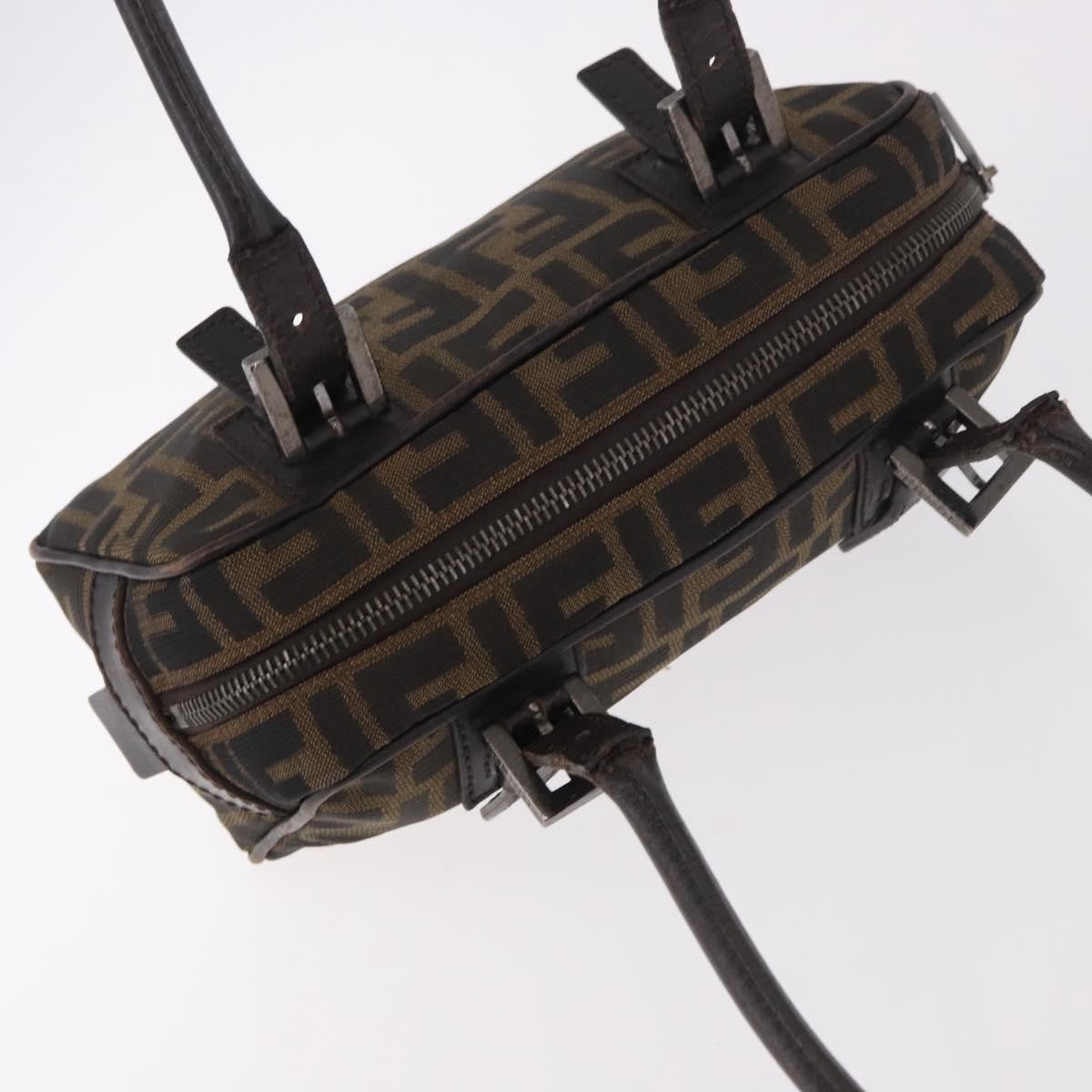 Fendi Zucca Tote Bag Ff Motif Multicolour Canvas Shoulder Bag Bag (Pre-Owned)