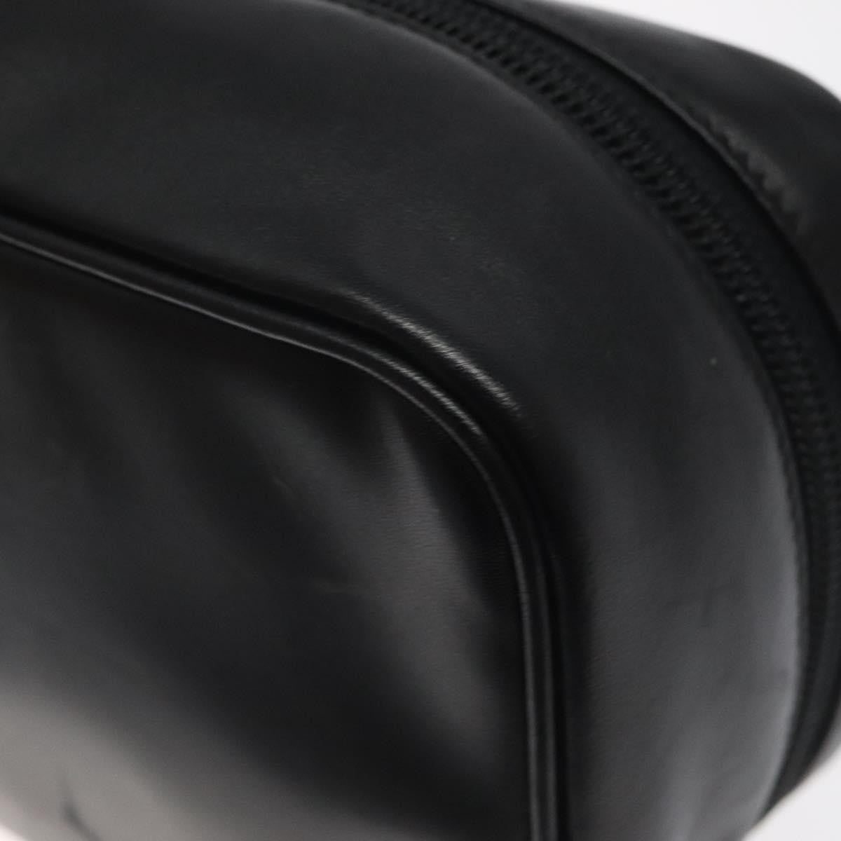 Salvatore Ferragamo Vala Clutch Bag Leather Black Leather Clutche & Pouche Bag (Pre-Owned)