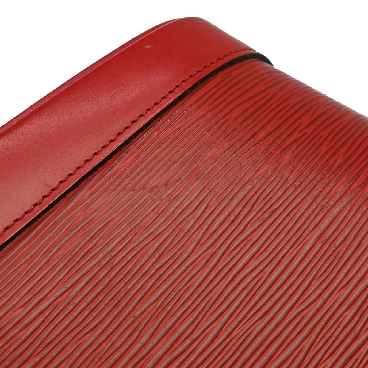 Louis Vuitton Alma Handbag Epi Leather Red Leather Handbag (Pre-Owned)