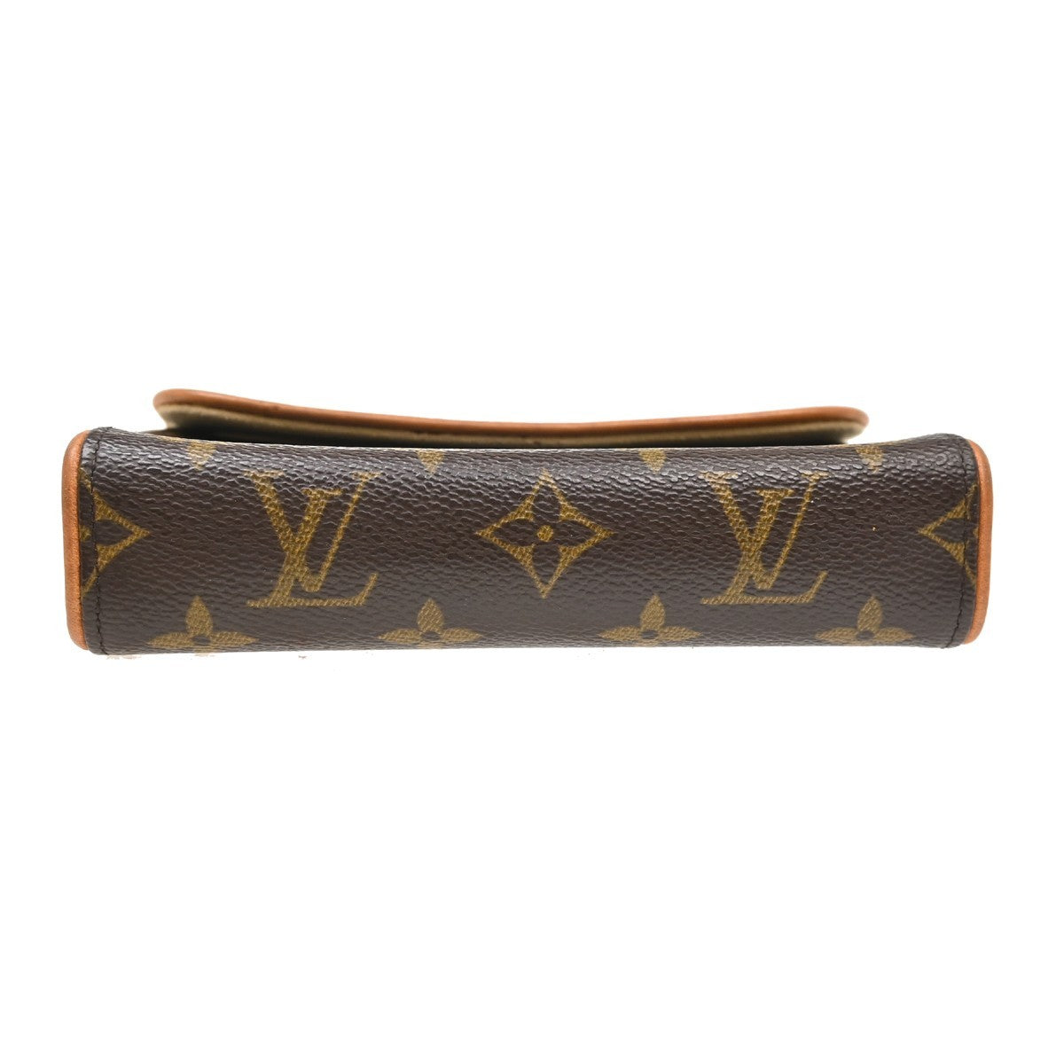 Louis Vuitton Florentine Waist Bag Monogram Canvas Brown Canvas Clutche & Pouche Bag (Pre-Owned)