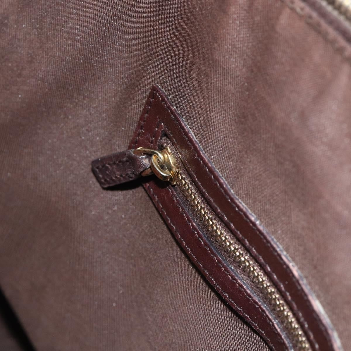 Gucci Guccissima Shoulder Bag Brown Canvas Handbag (Pre-Owned)