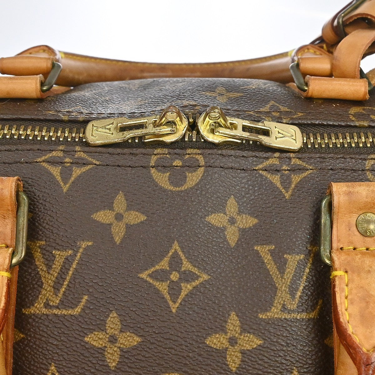 Louis Vuitton Keepall Bandouliere Bag Monogram Canvas Brown Canvas Travel Bag Bag (Pre-Owned)