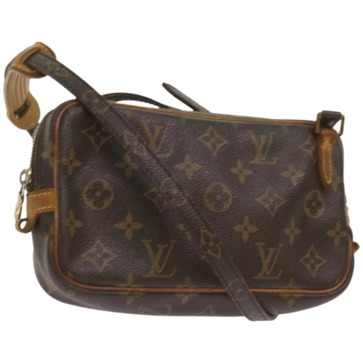 Louis Vuitton Pochette Marly Bandouliere Bag Monogram Canvas Brown Canvas Shoulder Bag Bag (Pre-Owned)