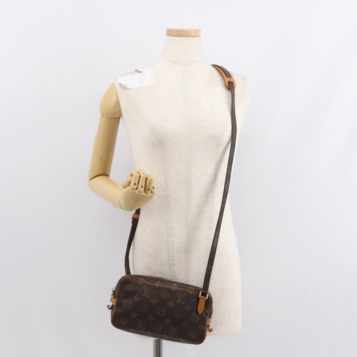 Louis Vuitton Pochette Marly Bandouliere Bag Monogram Canvas Brown Canvas Shoulder Bag Bag (Pre-Owned)