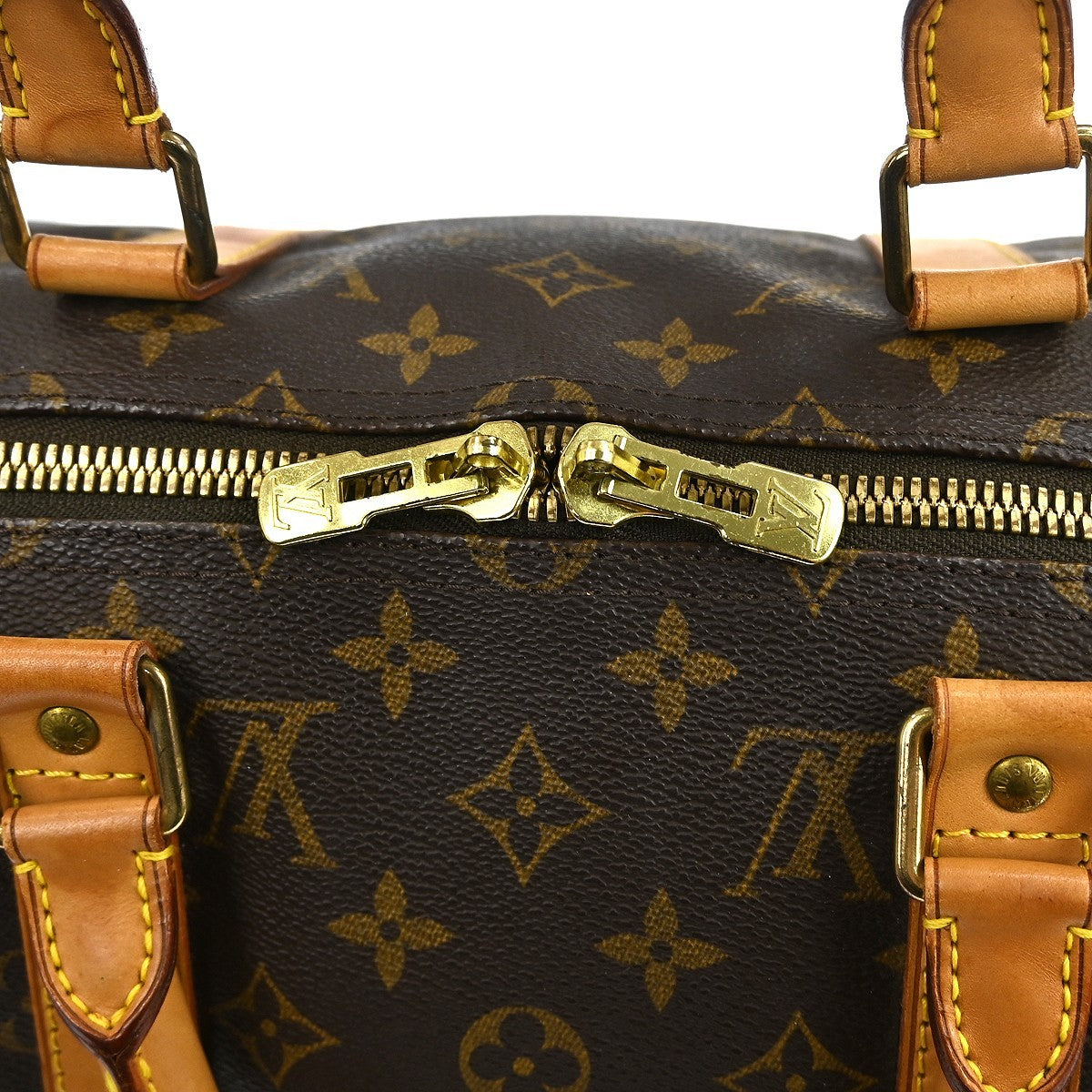 Louis Vuitton Keepall Bag Monogram Canvas Brown Canvas Travel Bag Bag (Pre-Owned)