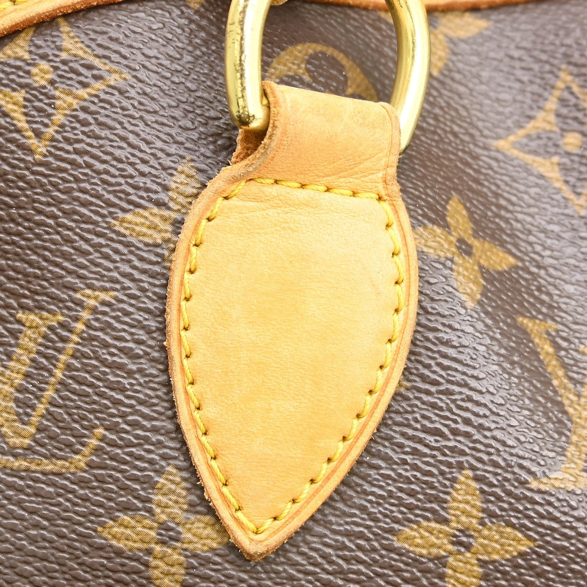 Louis Vuitton Lockit Handbag Monogram Canvas Brown Canvas Shoulder Bag Bag (Pre-Owned)