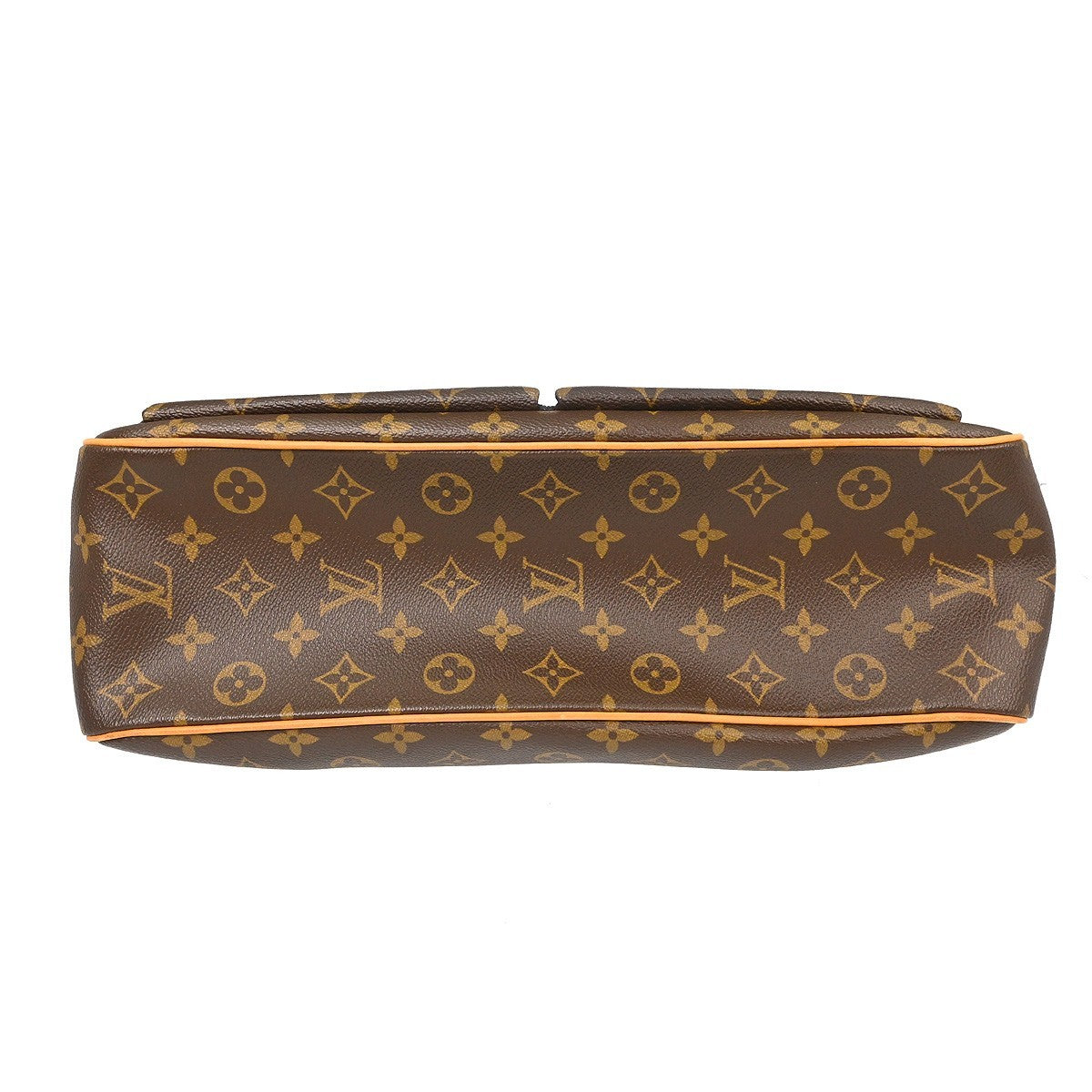 Louis Vuitton Multipli Cite Handbag Monogram Canvas Brown Canvas Handbag (Pre-Owned)
