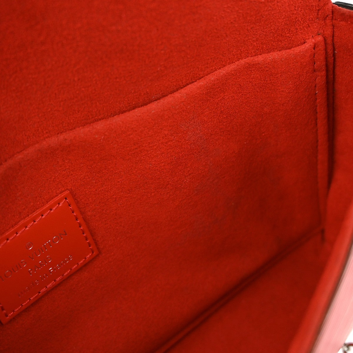 Louis Vuitton Felicie Pochette Epi Leather Red Leather Shoulder Bag Bag (Pre-Owned)
