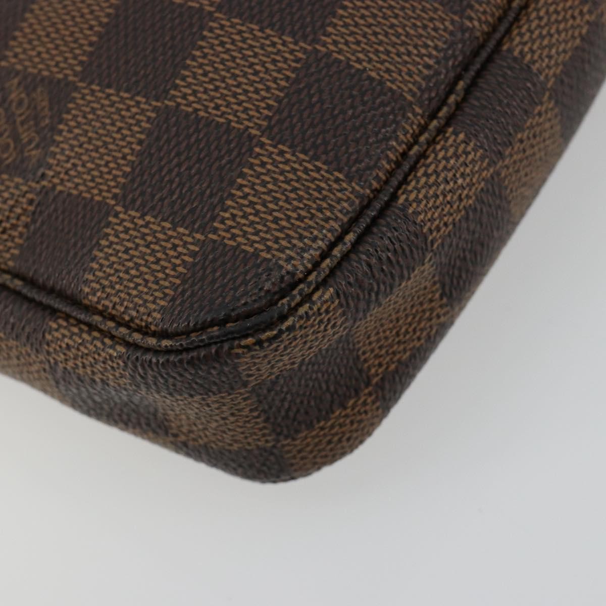 Louis Vuitton Pochette Accessoires Nm Damier Brown Canvas Clutche & Pouche Bag (Pre-Owned)