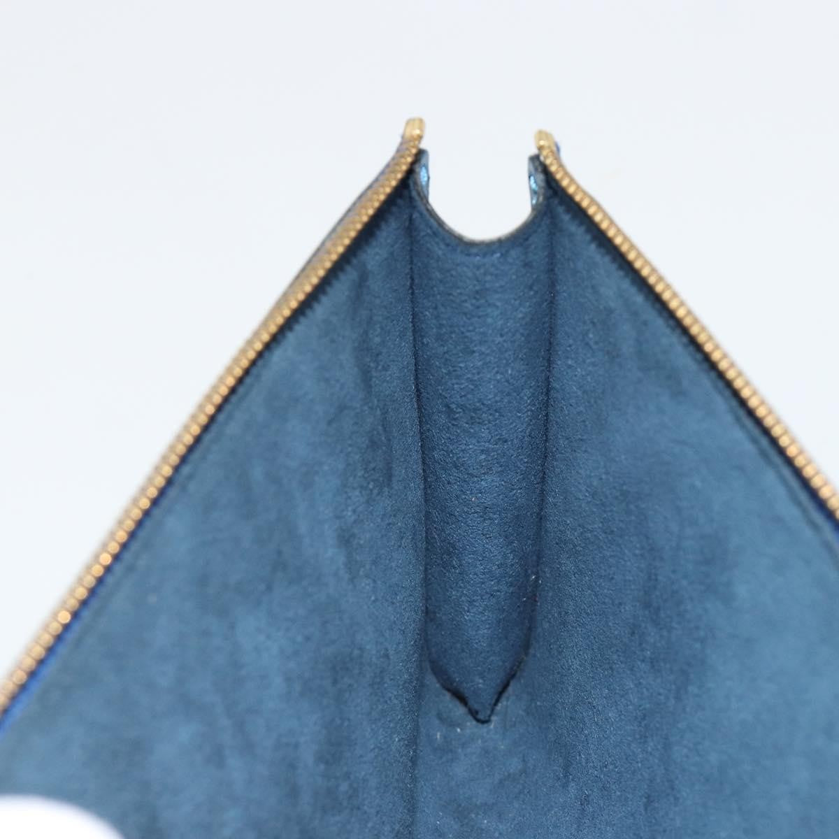 Louis Vuitton Pochette Accessoires Epi Leather Blue Leather Clutche & Pouche Bag (Pre-Owned)