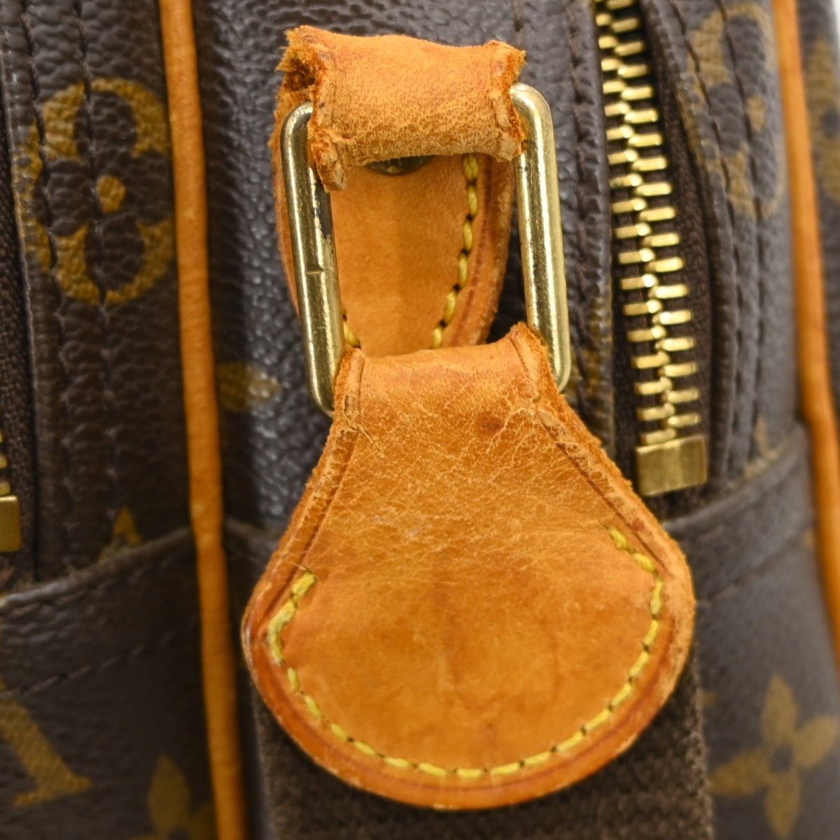 Louis Vuitton Reporter Bag Monogram Canvas Brown Canvas Shoulder Bag Bag (Pre-Owned)