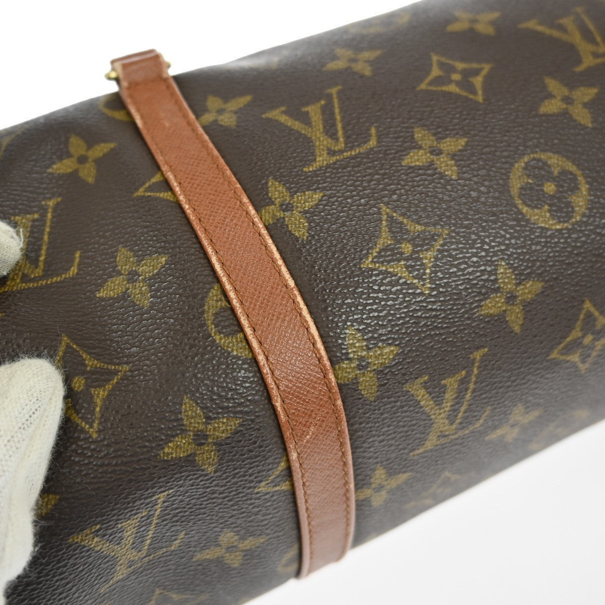 Louis Vuitton Papillon Handbag Monogram Canvas Brown Canvas Handbag (Pre-Owned)