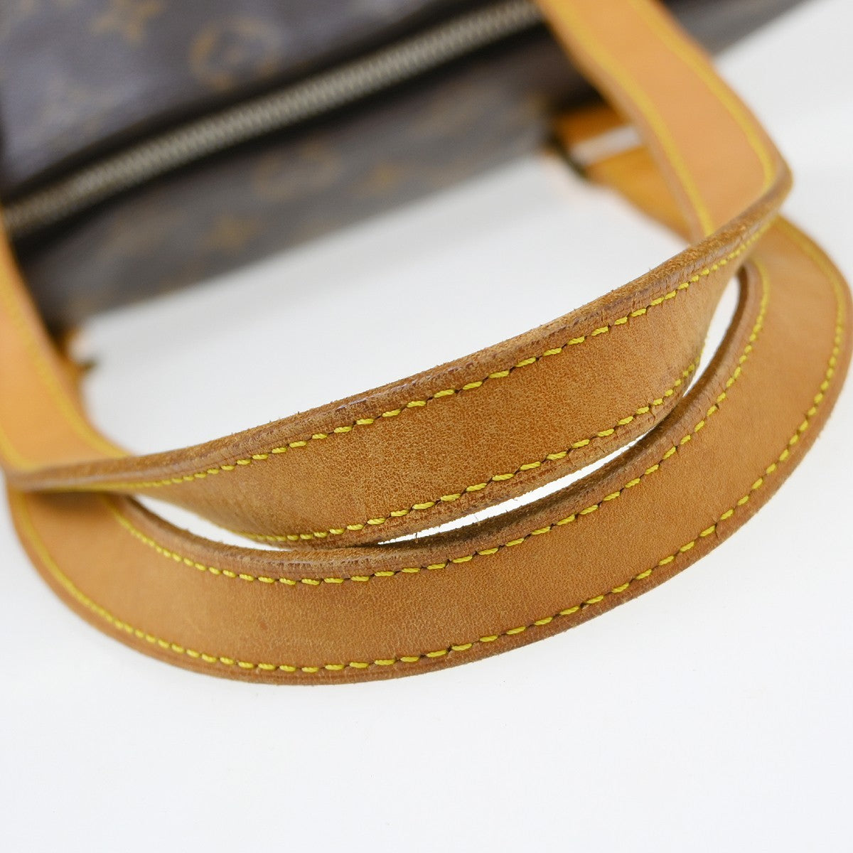 Louis Vuitton Cabas Mezzo Monogram Canvas Brown Canvas Tote Bag Bag (Pre-Owned)
