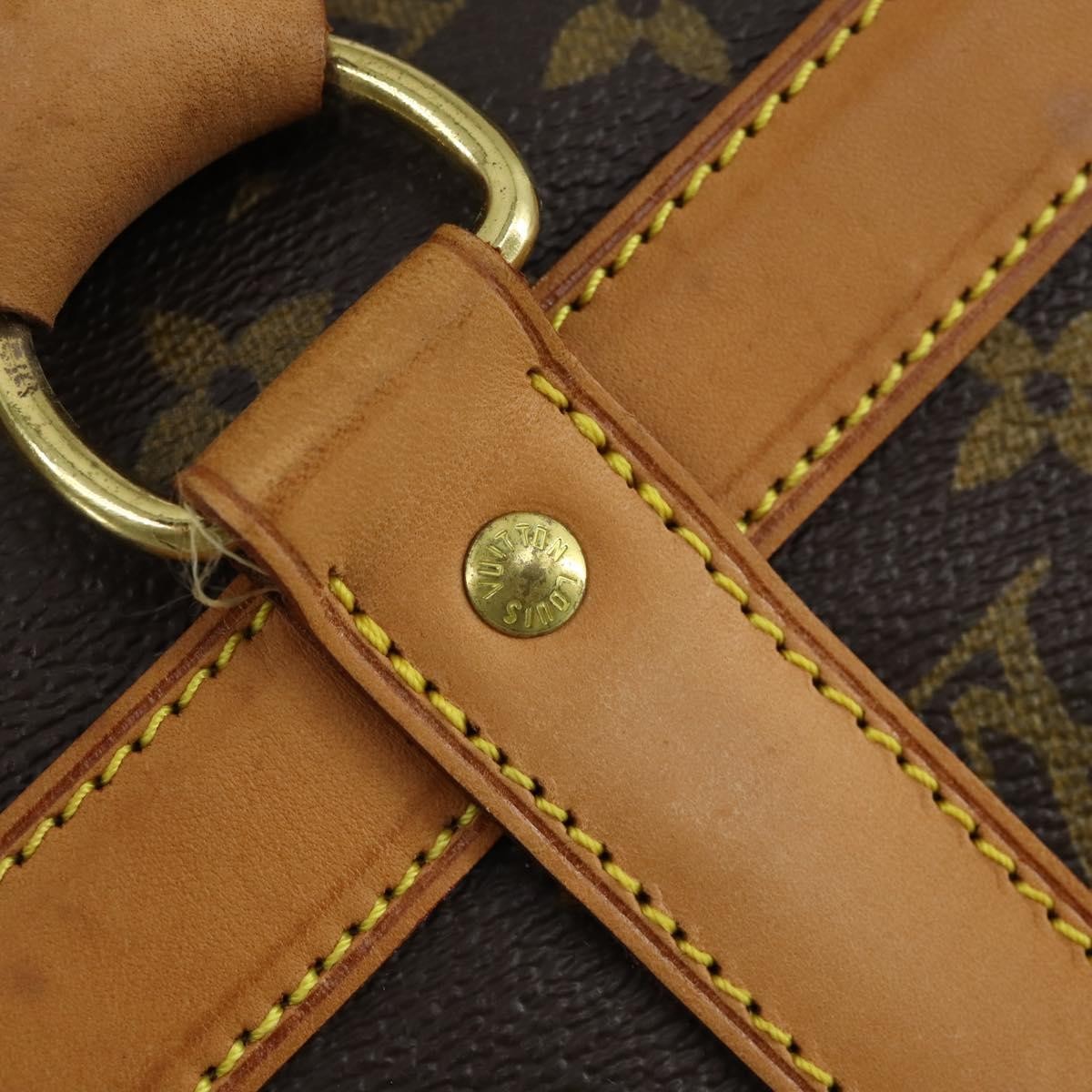 Louis Vuitton Dog Carrier Bag Monogram Canvas Brown Canvas Travel Bag Bag (Pre-Owned)