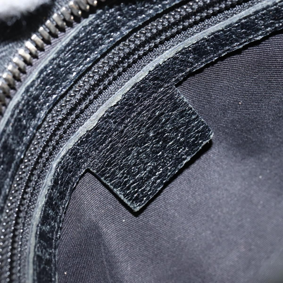 Gucci Vintage Shoulder Bag Monogram Canvas Black Canvas Shoulder Bag Bag (Pre-Owned)