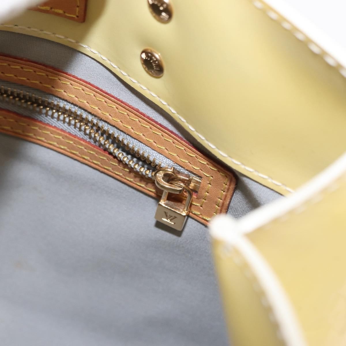 Louis Vuitton Reade Handbag Monogram Vernis Beige Patent_Leather Tote Bag Bag (Pre-Owned)