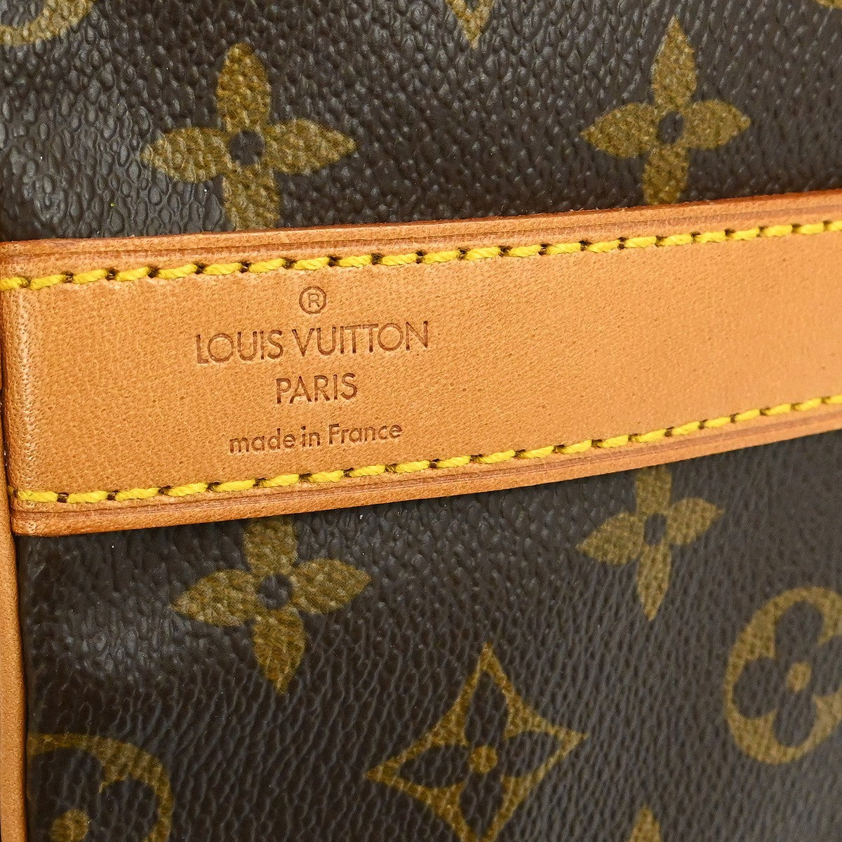 Louis Vuitton Keepall Bandouliere Bag Monogram Canvas Brown Canvas Travel Bag Bag (Pre-Owned)