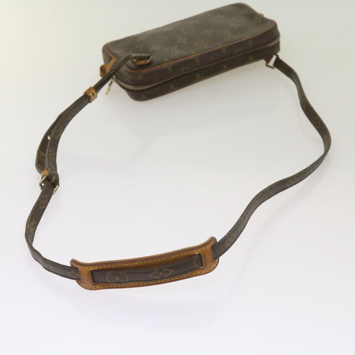 Louis Vuitton Pochette Marly Bandouliere Bag Monogram Canvas Brown Canvas Shoulder Bag Bag (Pre-Owned)