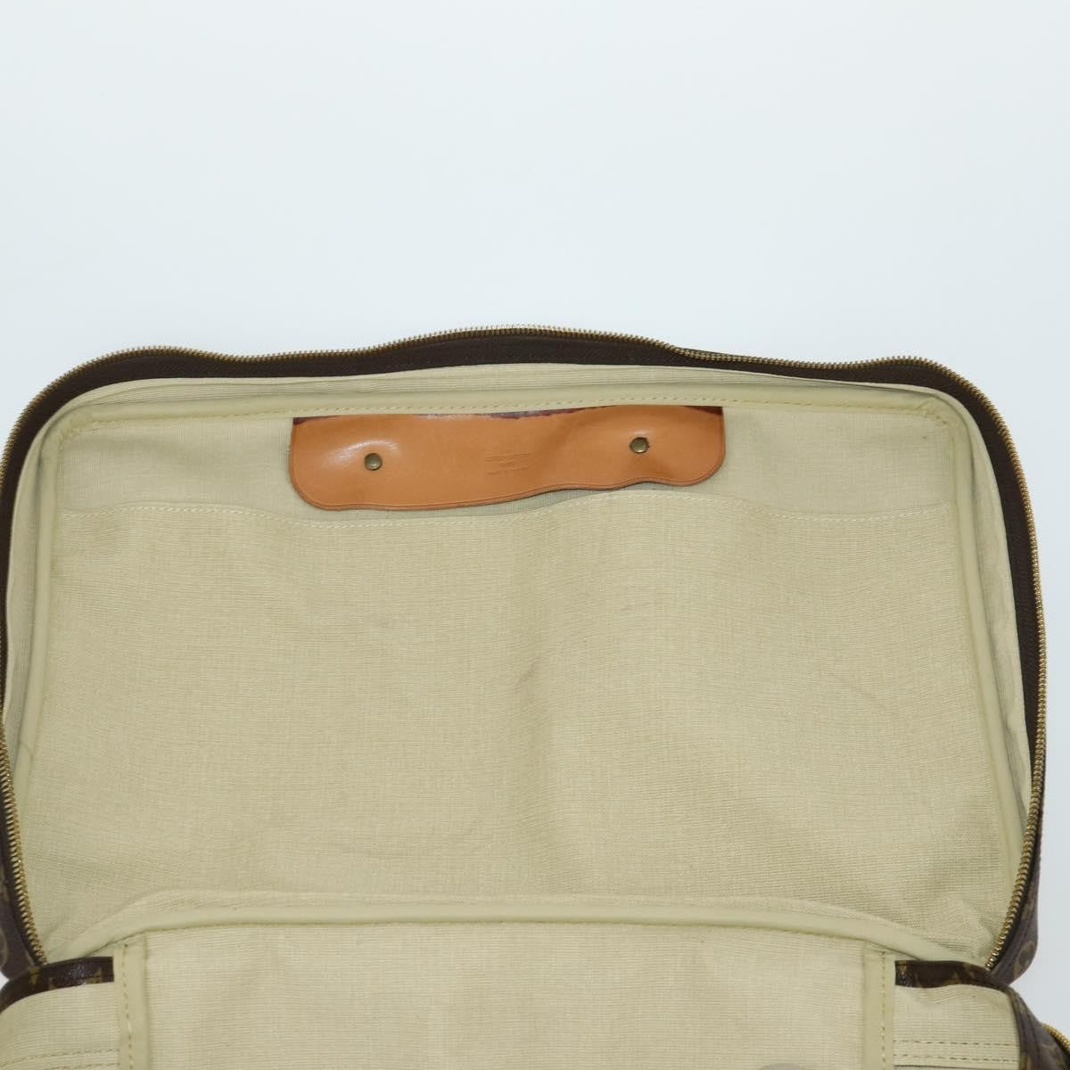 Louis Vuitton Sirius Handbag Monogram Canvas Brown Canvas Travel Bag Bag (Pre-Owned)