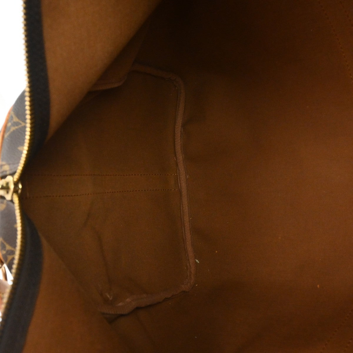 Louis Vuitton Keepall Bandouliere Bag Monogram Canvas Brown Canvas Travel Bag Bag (Pre-Owned)