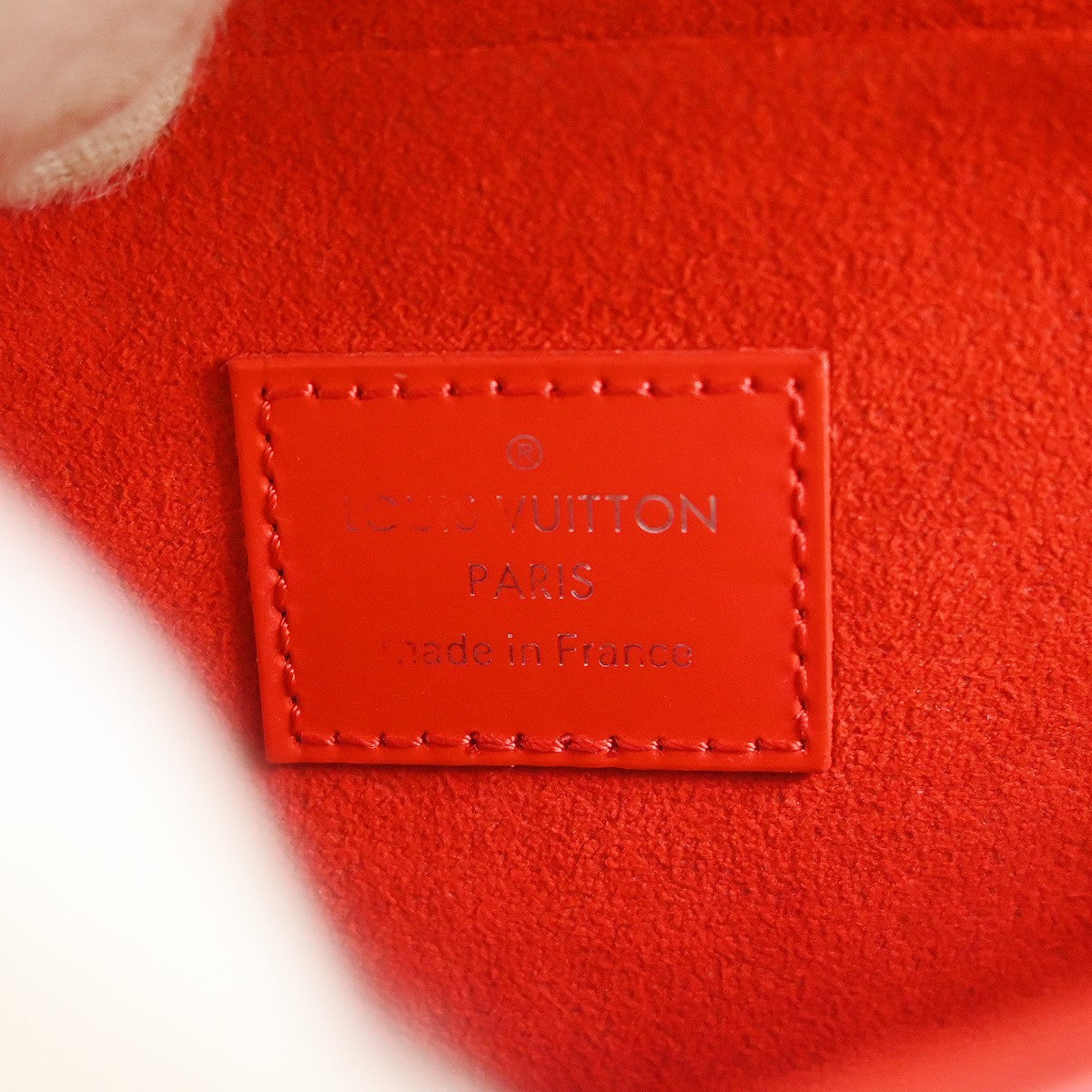 Louis Vuitton Felicie Pochette Epi Leather Red Leather Handbag (Pre-Owned)