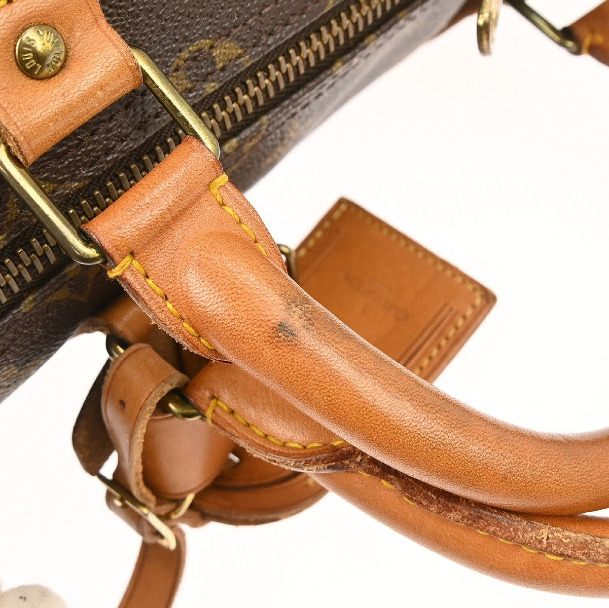 Louis Vuitton Keepall Bag Monogram Canvas Brown Canvas Travel Bag Bag (Pre-Owned)