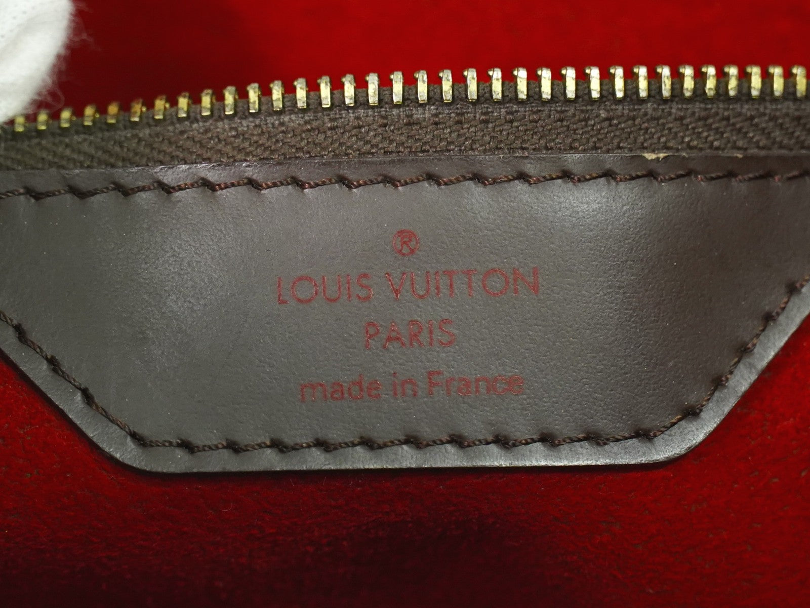 Louis Vuitton Hampstead Handbag Damier Brown Canvas Shoulder Bag Bag (Pre-Owned)