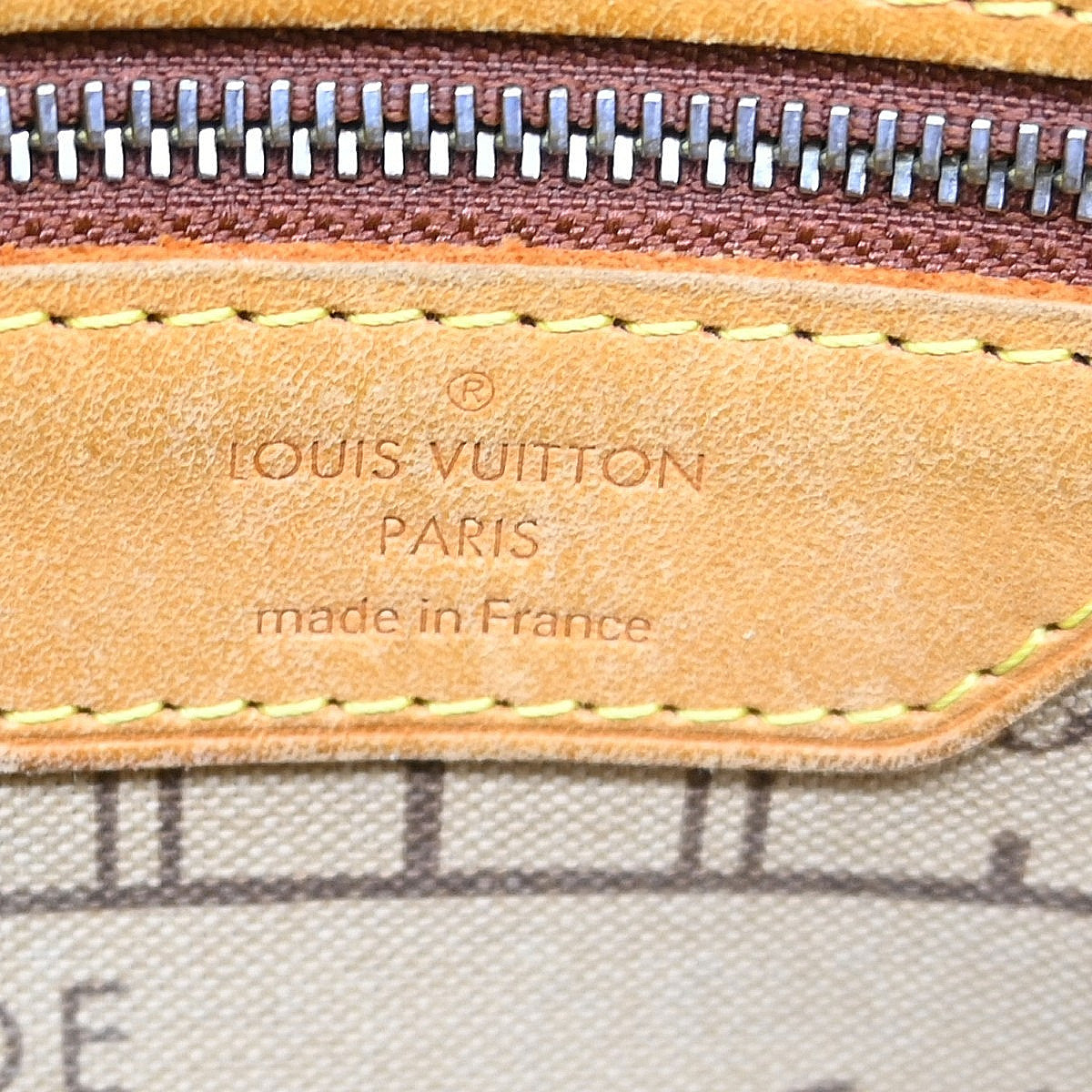 Louis Vuitton Neverfull Bandouliere Inside Out Monogram Canvas With Leather Brown Canvas Tote Bag Bag (Pre-Owned)