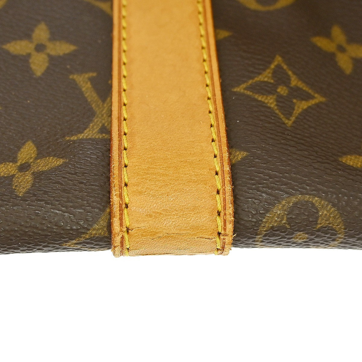 Louis Vuitton Keepall Bag Monogram Canvas Brown Canvas Travel Bag Bag (Pre-Owned)