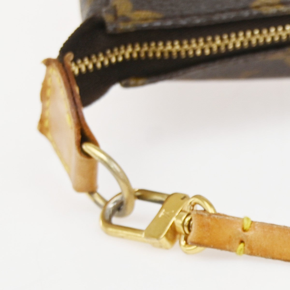 Louis Vuitton Pochette Accessoires Nm Monogram Canvas Brown Canvas Clutche & Pouche Bag (Pre-Owned)